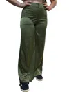 Llove Wide-leg Trousers In Olive