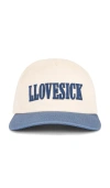 Llovesick Stitched Franchise Cap In White