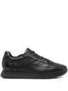 Lloyd Allary Leather Lace-up Sneakers In Black