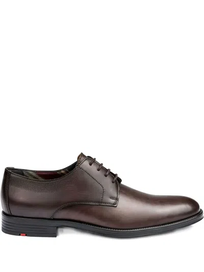 Lloyd Davenport Lace-up Derby Shoes In Brown
