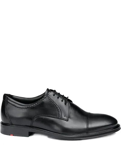 Lloyd Kanus Leather Derby Shoes In Black