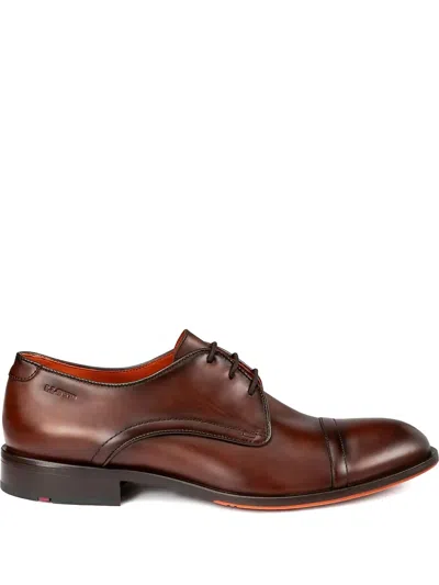 Lloyd Parlett Leather Lace-up Derby Shoes In Brown