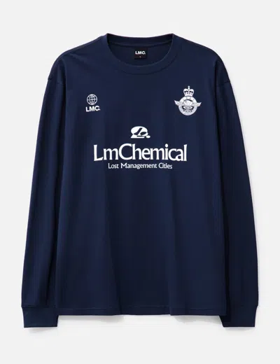 Lmc Chemical Soccer Long Sleeve T-shirt In Blue