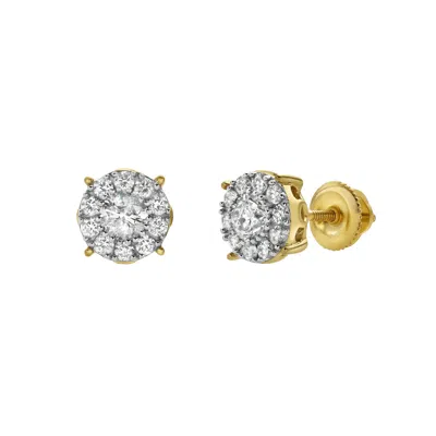 Lmj Fine Jewelry Blazers 14k Gold Diamond Stud Earrings - 0.48ct. In Yellow