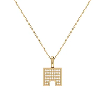 Lmj Women's City Arches Pendant In 14 Kt Yellow Gold Vermeil On Sterling Silver