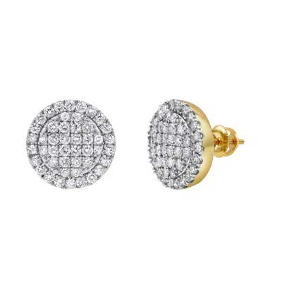 Lmj Women's Dulce Desire Diamond Yellow Gold Earrings