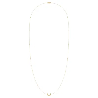 Lmj Women's Midnight Necklace In 14 Kt Yellow Gold Vermeil On Sterling Silver