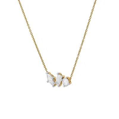 Lmj Women's Selara Yellow Gold Lab-grown Diamond Pendant Necklace