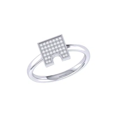 Lmj Women's Silver / White City Arches Ring In Sterling Silver In Multi