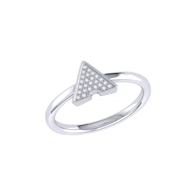 Lmj Women's Silver / White Skyscraper Ring In Sterling Silver In Multi