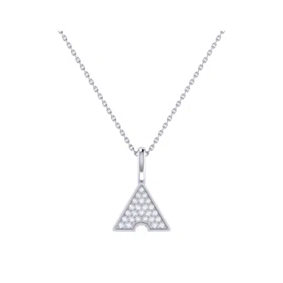 Lmj Women's White / Silver Skyscraper Pendant In Sterling Silver In Multi