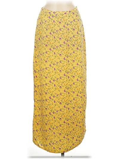Pre-owned Lmk Casual Skirt In Yellow