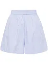 Lmnd Chiara Mid Length Shorts In Blue