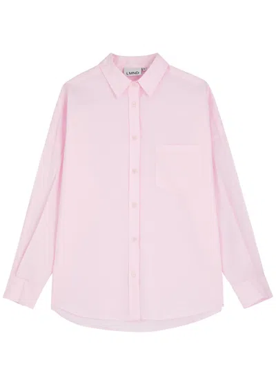 Lmnd Lemonade Chiara Cotton-poplin Shirt In Light Pink
