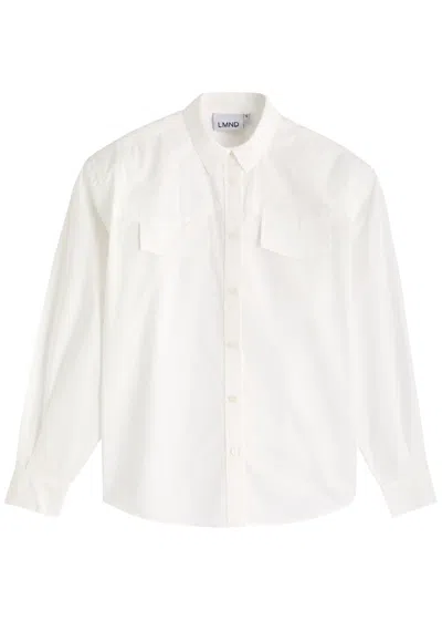 Lmnd Lemonade Rodeo Cotton-poplin Shirt In White