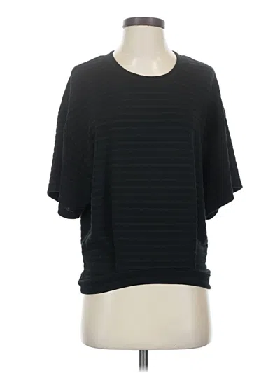 Lna 3/4 Sleeve T-shirt In Black