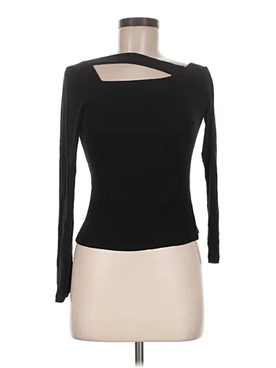 Pre-owned Lna 3/4 Sleeve T-shirt In Black
