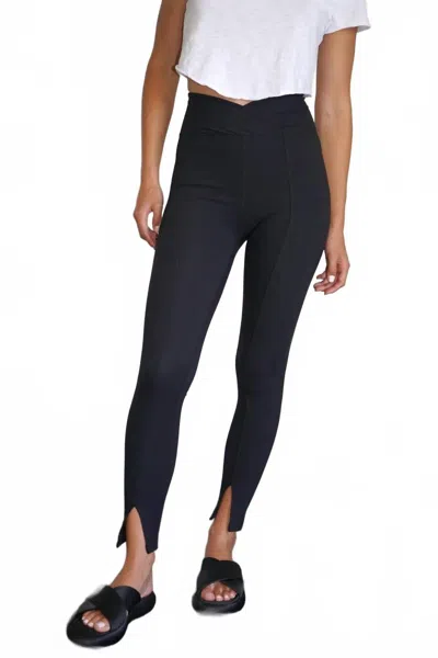 Lna Ashlyn Brushed Spandex Legging In Black