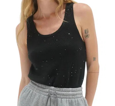 Lna Audra Sparkle Sweater In Black