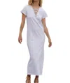 Lna Bel Air Maxi Dress In White In White