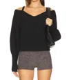 Lna Brielle Sweater In Black
