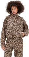 Lna Broadway Leopard Jacket Leopard In Multi