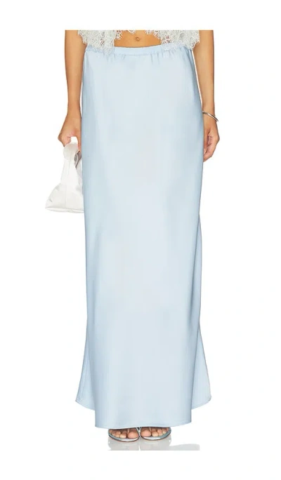 Lna Brooks Skirt In Blue