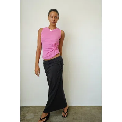 Lna Calvin Skirt In Black