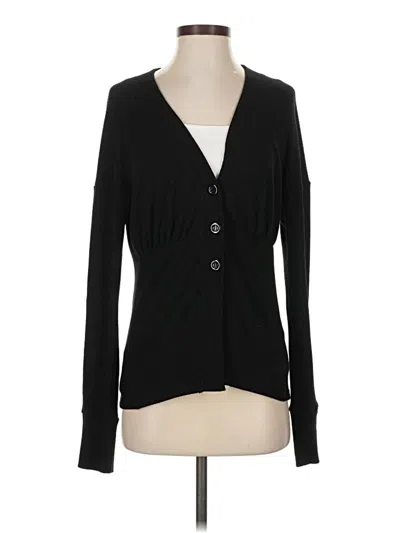 Pre-owned Lna Cardigan Sweater In Black