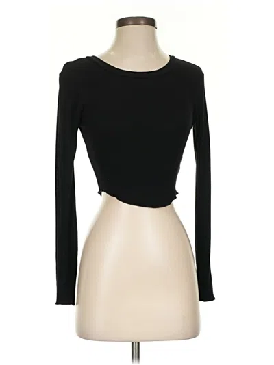 Pre-owned Lna Cardigan Sweater In Black