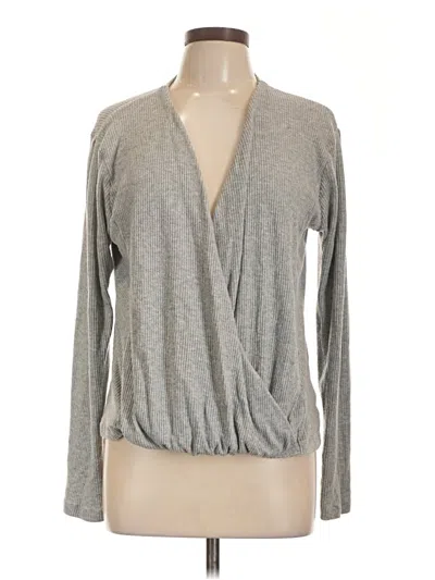 Pre-owned Lna Cardigan Sweater In Gray