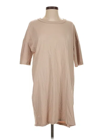 Pre-owned Lna Casual Dress In Tan