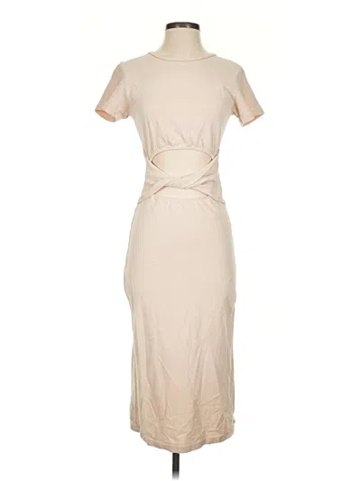 Pre-owned Lna Casual Dress In Tan