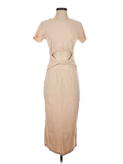 Pre-owned Lna Casual Dress In Tan