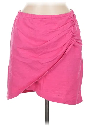 Pre-owned Lna Casual Skirt In Pink