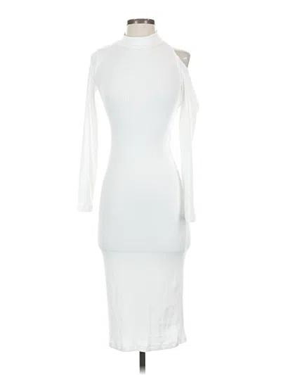 Pre-owned Lna Cocktail Dress In White