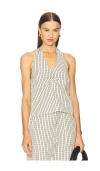 Lna Cora Plaid Halter