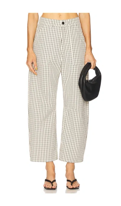 Lna Cross Check Plaid Pant