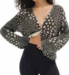 Lna Danna Cardigan In Stingray In Multi
