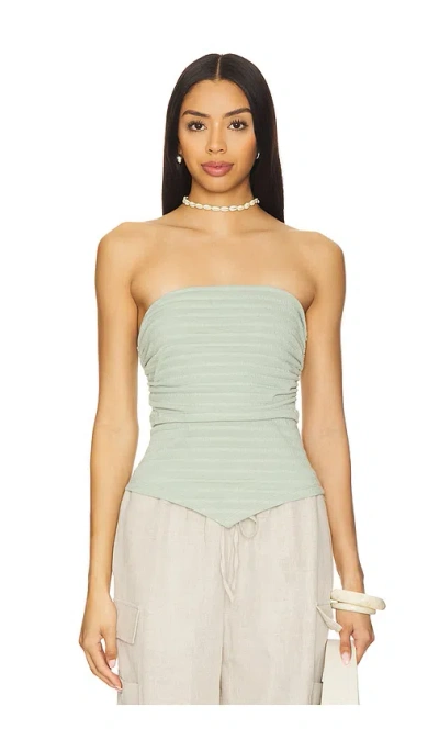 Lna Donna Tube Top In Sage