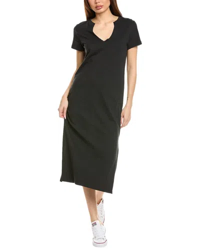 Lna Easy T-shirt Dress In Black