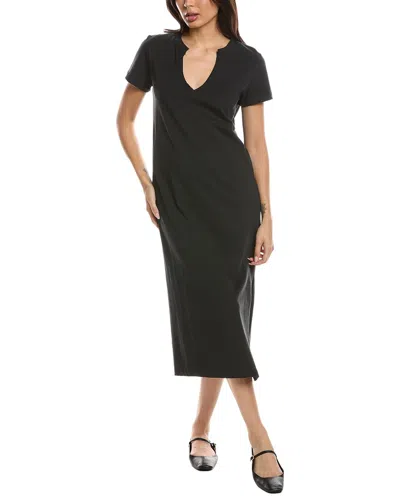 Lna Easy T-shirt Dress In Black