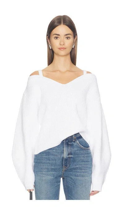 Lna Ezra  스웨터 In White