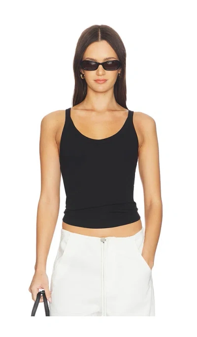 Lna Gil Rib Tank In Black