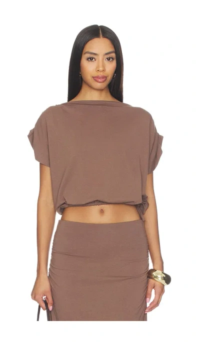 Lna Halina Top In Brown