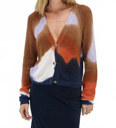 Lna Hendrix Cardigan In Horseshoe Bend In Multi