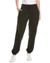 Lna Jace Seamed Fleece Jogger In Black