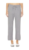 Lna Kismet Cotton Rib Pant In Grey