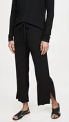 Lna Kismet Rib Pants In Black In Black