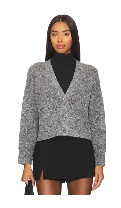 Lna Kiya Sparkle Cardigan In Grey